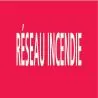 Panneau RESEAU INCENDIE 312X52 MARQUAG Taliaplast 730407