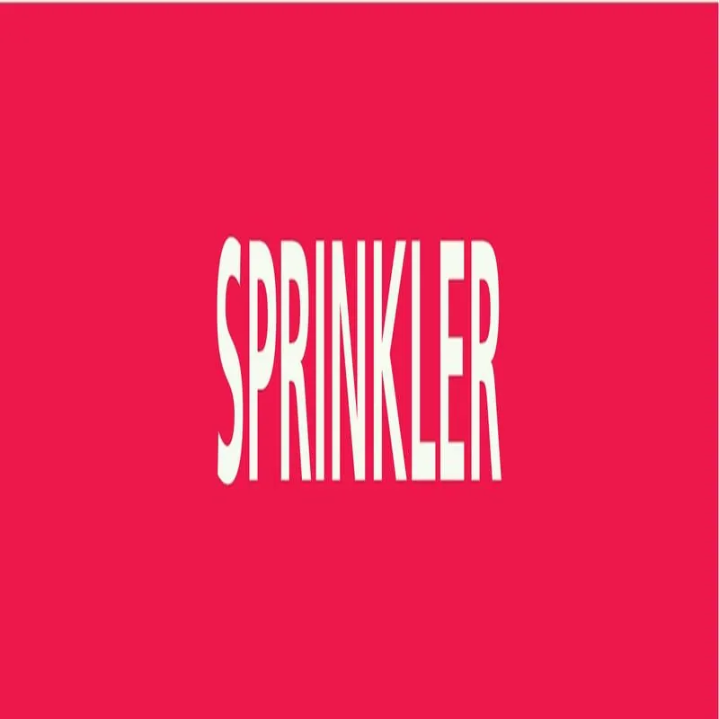 Panneau SPRINKLER 312X52 MARQUAGE TUYA Taliaplast 730409