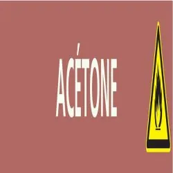 Panneau ACETONE 312X52 MARQUAGE TUYAUT Taliaplast 730602