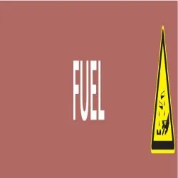 Panneau FUEL 312X52 MARQUAGE TUYAUTERI Taliaplast 730616