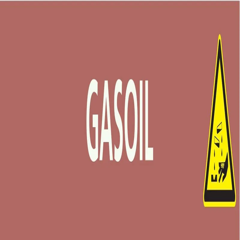 Panneau GASOIL 312X52 MARQUAGE TUYAUTE Taliaplast 730622