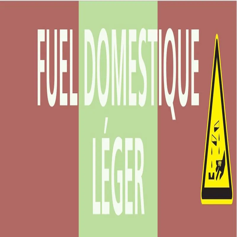 Panneau FUEL DOMESTIQUE LEGER 312X52 M Taliaplast 730635