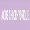 Panneau ACIDE CHLORHYDRIQUE 312X52 MAR Taliaplast 730703