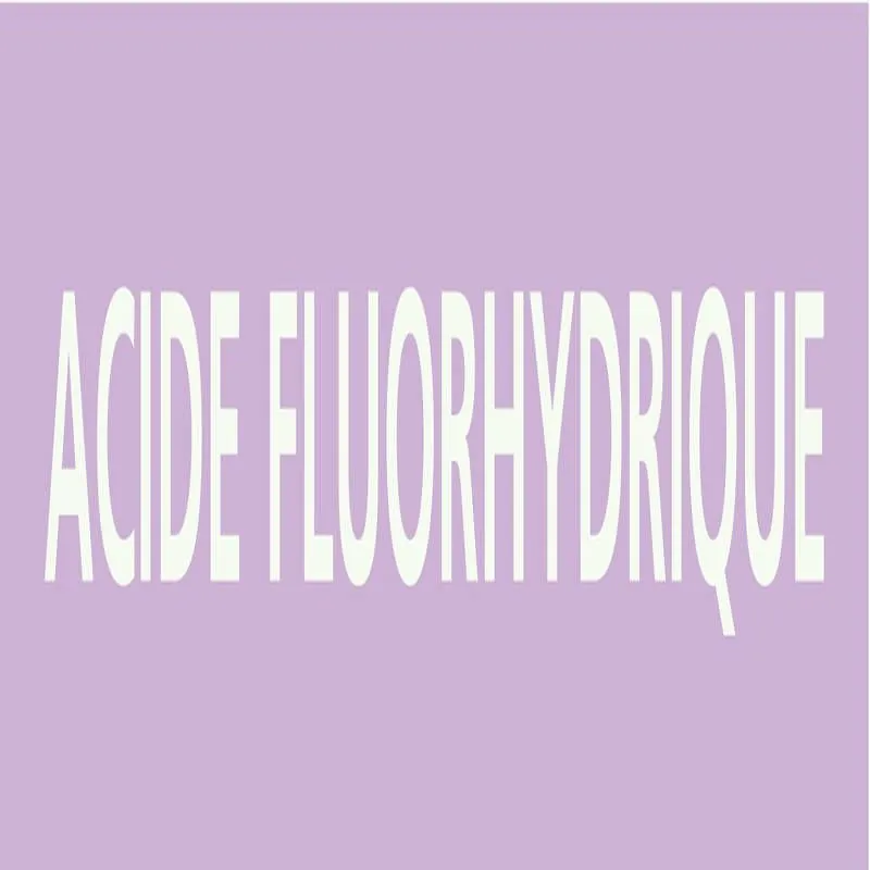 Panneau ACIDE FLUORHYDRIQUE 312X52 MAR Taliaplast 730704