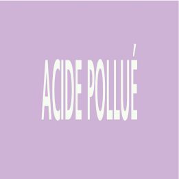 Panneau ACIDE POLLUE 312X52 MARQUAGE T Taliaplast 730738