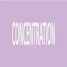Panneau CONCENTRATION 312X52 MARQUAGE Taliaplast 730739