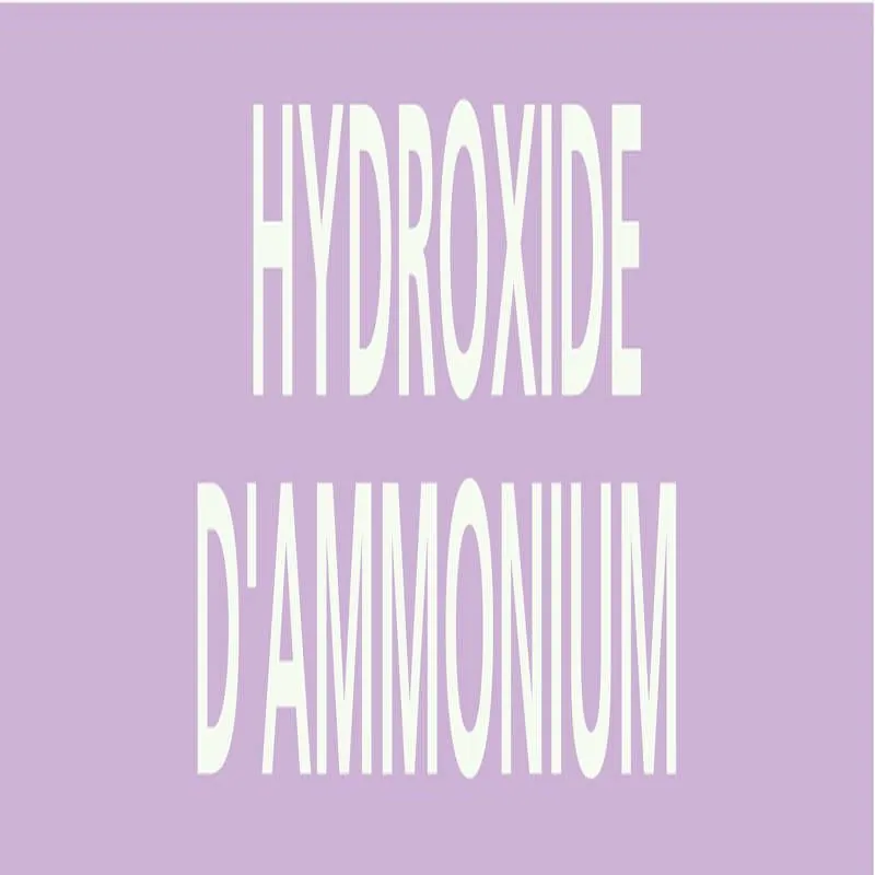 Panneau HYDROXIDE D'AMMONIUM 312X52 MA Taliaplast 730740