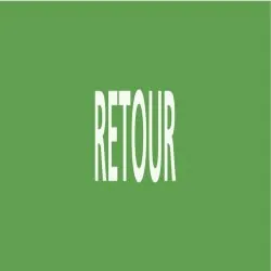 Panneau RETOUR 312x52mm (10 ADHESIFS P Taliaplast 730807