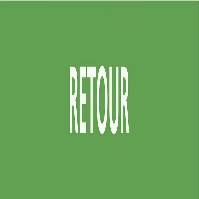 Panneau RETOUR 312x52mm (10 ADHESIFS P Taliaplast 730807