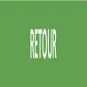 Panneau RETOUR 312x52mm (10 ADHESIFS P Taliaplast 730807