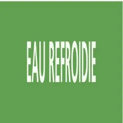 Panneau EAU REFROIDIE 222x37mm (20 ADH Taliaplast 731191