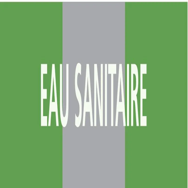 Panneau EAU SANITAIRE 222x37mm (20 ADH Taliaplast 731193