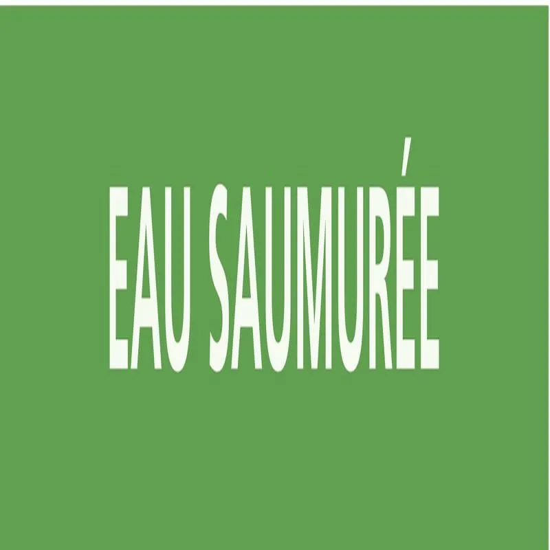 Panneau EAU SAUMURÉE 222x37mm (20 ADHE Taliaplast 731194