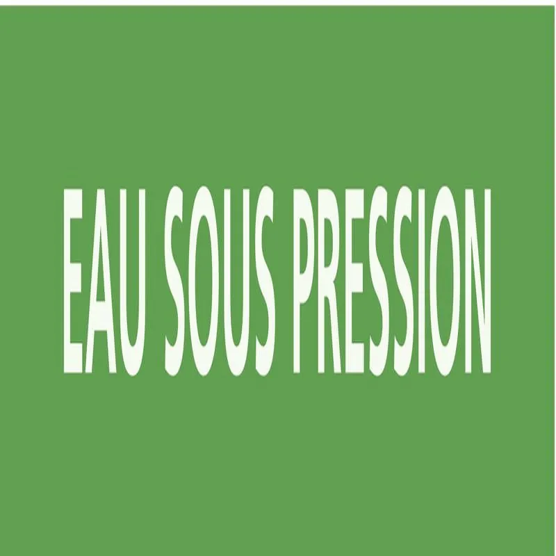 Panneau EAU S/PRESSION 222X37 MARQUAGE Taliaplast 731195