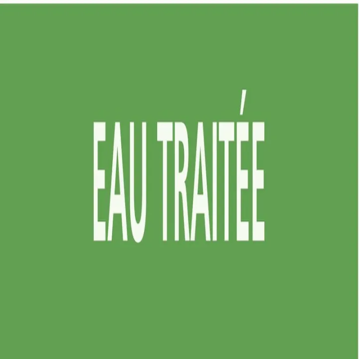 Panneau EAU TRAITEE 222X37 MARQUAGE TU Taliaplast 731198