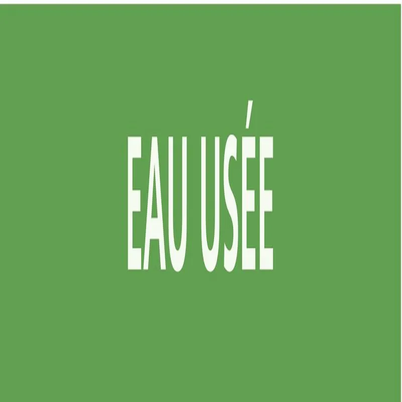 Panneau EAU USEE 222X37 MARQUAGE TUYAU Taliaplast 731199