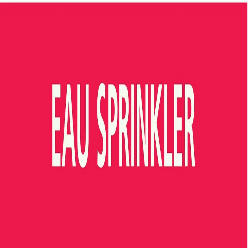 Panneau EAU SPRINKLER 222X37 MARQUAGE Taliaplast 731403