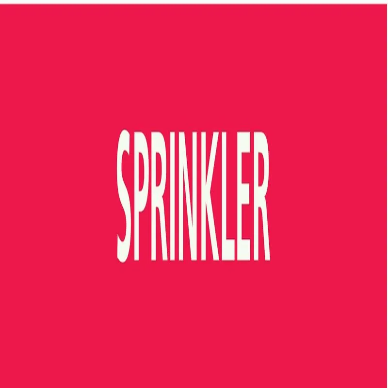 Panneau SPRINKLER 222X37 MARQUAGE TUYA Taliaplast 731409