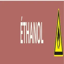 Panneau ETHANOL 222X37 MARQUAGE TUYAUT Taliaplast 731611