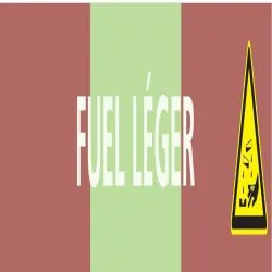 Panneau FUEL LEGER 222X37 MARQUAGE TUY Taliaplast 731619