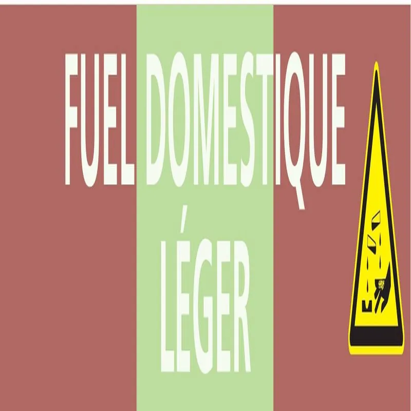 Panneau FUEL DOMESTIQUE LEGER 222X37 M Taliaplast 731635