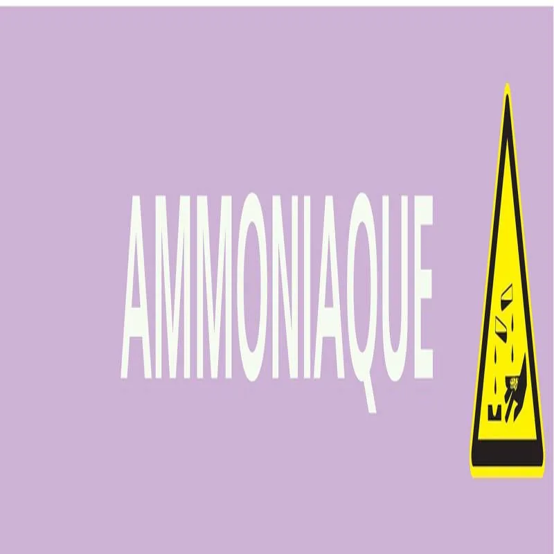 Panneau AMMONIAQUE 222X37 MARQUAGE TUY Taliaplast 731712