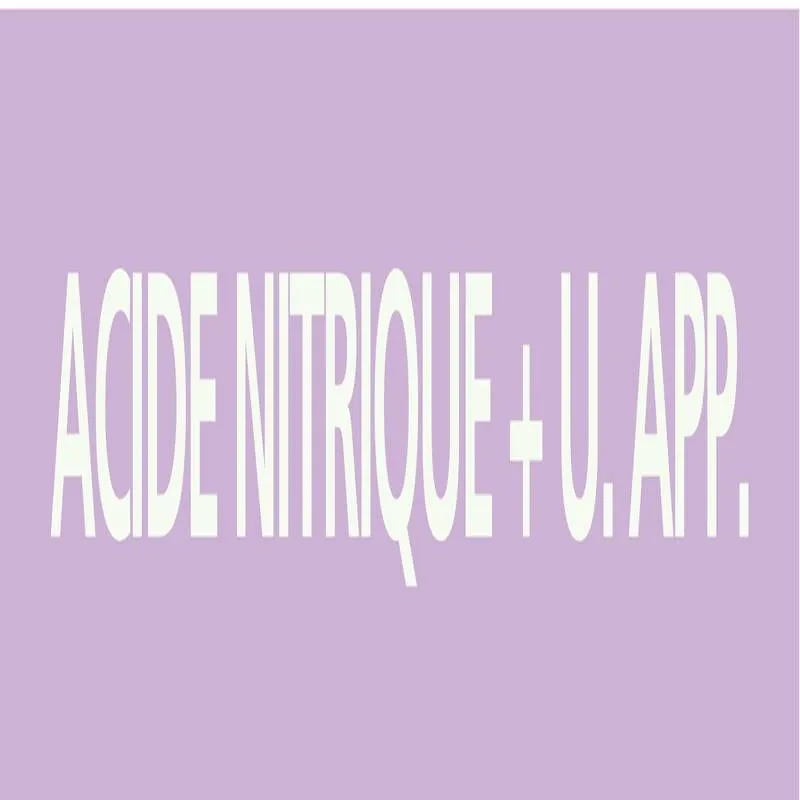 Panneau ACIDE NITRIQUE + U.APP. 222X37 Taliaplast 731737