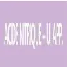 Panneau ACIDE NITRIQUE + U.APP. 222X37 Taliaplast 731737