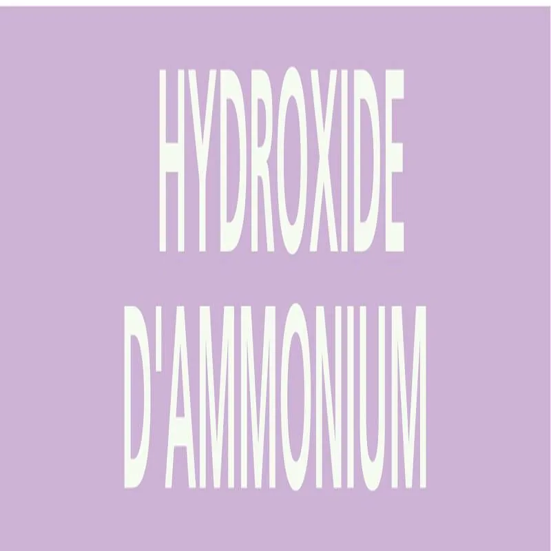 Panneau HYDROXIDE D'AMMONIUM 222X37 MA Taliaplast 731740
