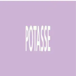 Panneau POTASSE 222X37 MARQUAGE TUYAUT Taliaplast 731741
