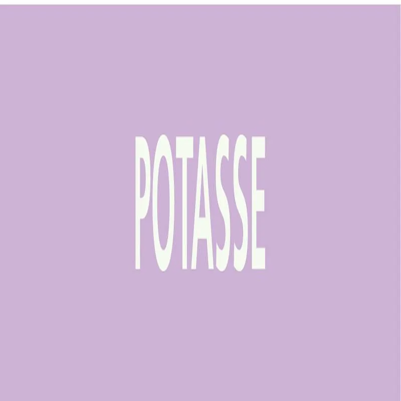 Panneau POTASSE 222X37 MARQUAGE TUYAUT Taliaplast 731741