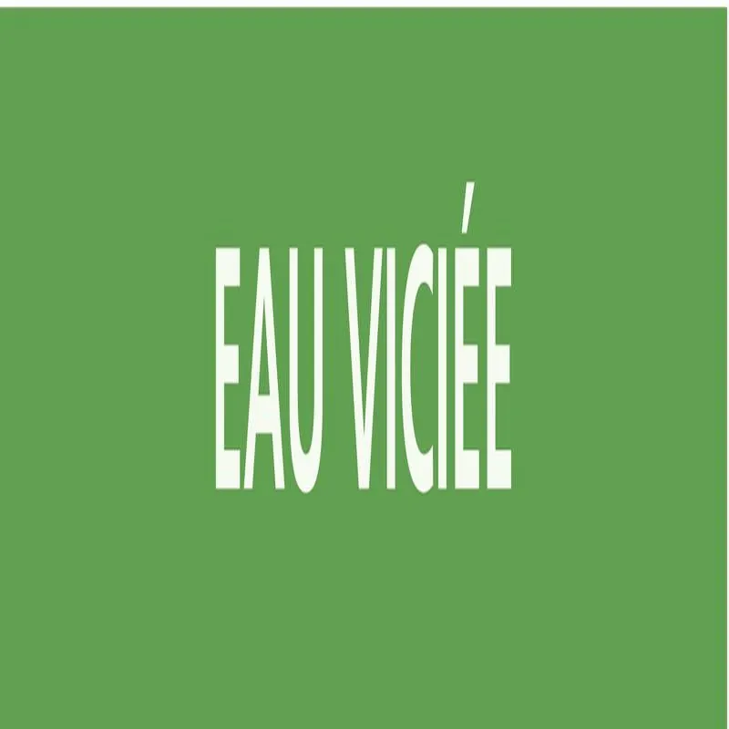 Panneau EAU VICIÉE 222x37mm (20 ADHESI Taliaplast 731802