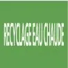 Panneau RECYCLAGE EAU CHAUDE 222x37mm Taliaplast 731805