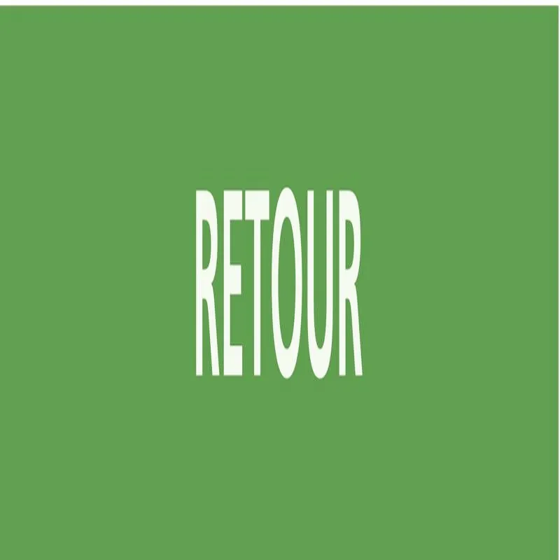 Panneau RETOUR 222x37mm (20 ADHESIFS P Taliaplast 731807