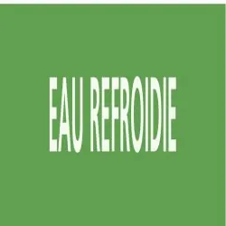 Panneau EAU REFROIDIE 156X26 MARQUAGE Taliaplast 732191