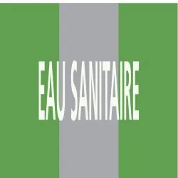 Panneau EAU SANITAIRE 156x26mm (20 ADH Taliaplast 732193