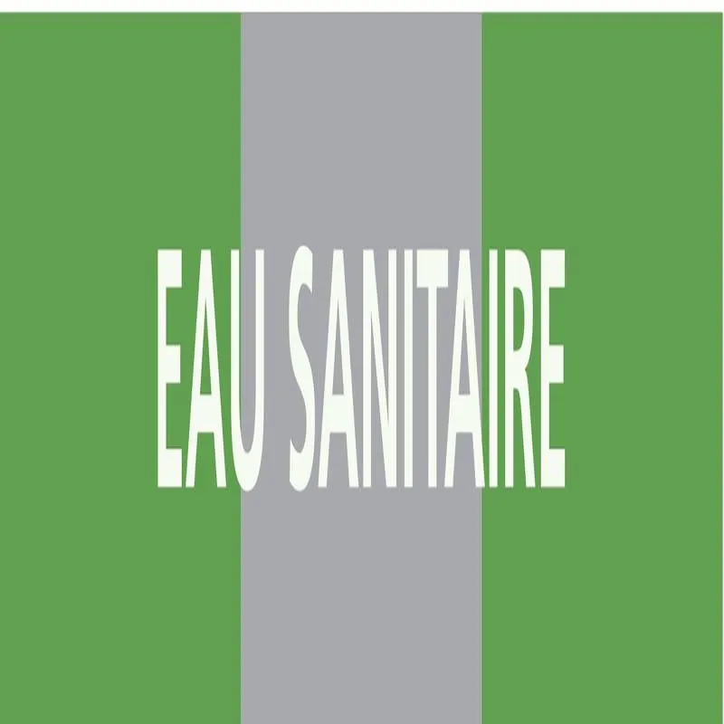 Panneau EAU SANITAIRE 156x26mm (20 ADH Taliaplast 732193