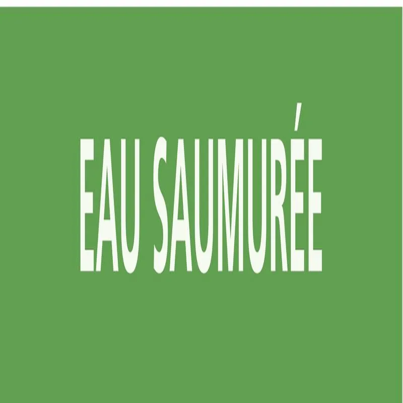 Panneau EAU SAUMUREE 156X26 MARQUAGE T Taliaplast 732194