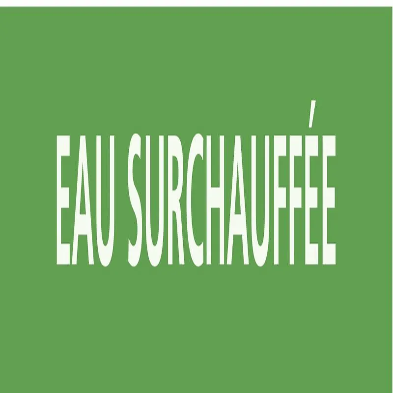 Panneau EAU SURCHAUFFÉE 156x26mm (20 A Taliaplast 732196