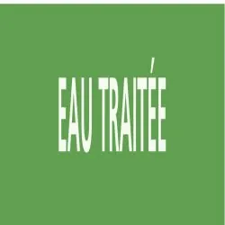 Panneau EAU TRAITEE 156X26 MARQUAGE TU Taliaplast 732198