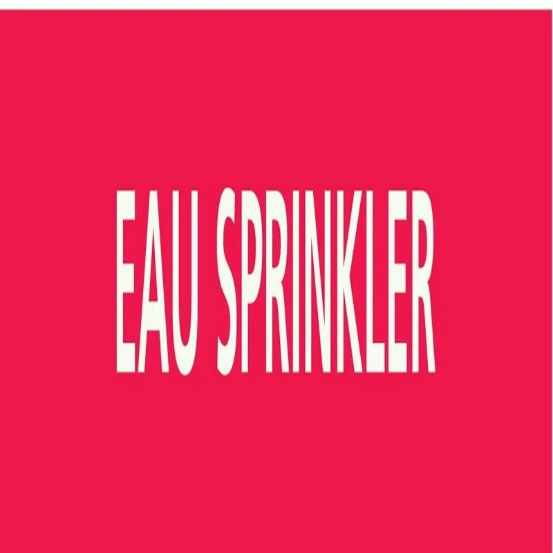 Panneau EAU SPRINKLER 156X26 MARQUAGE Taliaplast 732403