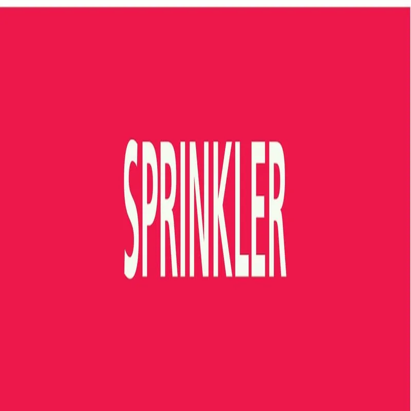 Panneau SPRINKLER 156X26 MARQUAGE TUYA Taliaplast 732409