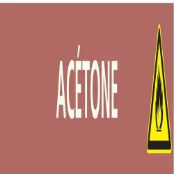 Panneau ACETONE 156X26 MARQUAGE TUYAUT Taliaplast 732602