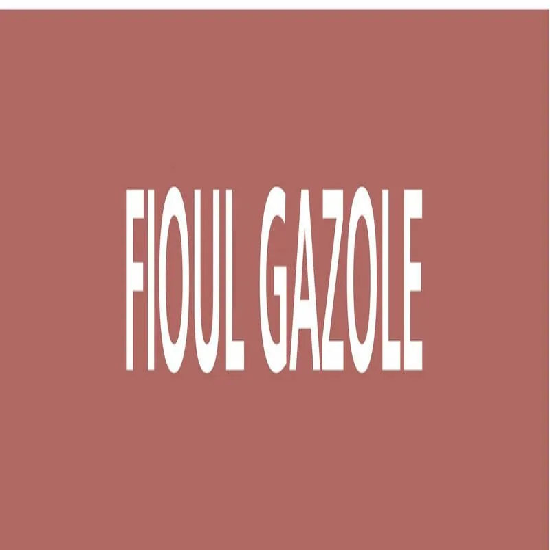 Panneau FIOUL GAZOLE 156X26 MARQUAGE T Taliaplast 732612