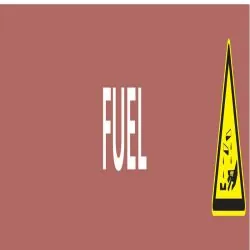 Panneau FUEL 156X26 MARQUAGE TUYAUTERI Taliaplast 732616