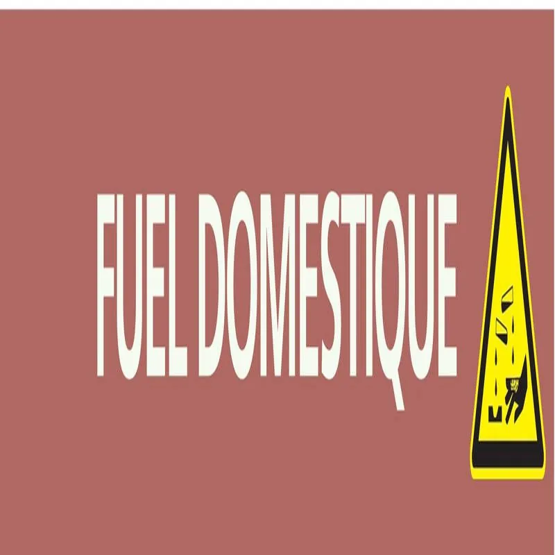 Panneau FIOUL DOMESTIQUE 156X26 MARQUA Taliaplast 732618