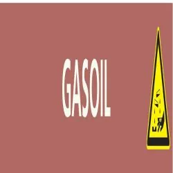 Panneau GASOIL 156X26 MARQUAGE TUYAUTE Taliaplast 732622