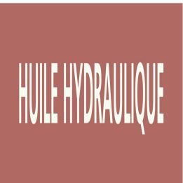 Panneau HUILE HYDRAULIQUE 156X26 MARQU Taliaplast 732629