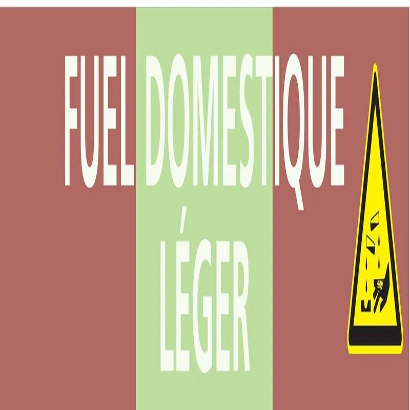 Panneau FUEL DOMESTIQUE LEGER 156X26 M Taliaplast 732635