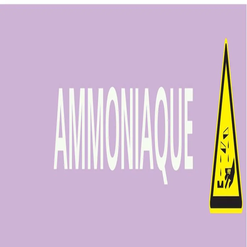 Panneau AMMONIAQUE 156X26 MARQUAGE TUY Taliaplast 732712